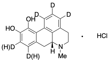 药物标准品(R)-Apomorphine-d5 Hydrochloride (Major) - TRC