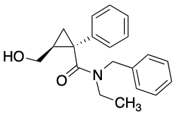 药物标准品rac N-Benzyl-N-ethyl-2-(hydroxymethyl)-1-phenyl-cyclopropanecarboxamide - TRC