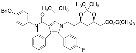 药物标准品4-Benzyloxy Atorvastatin Acetonide tert-Butyl Ester - TRC