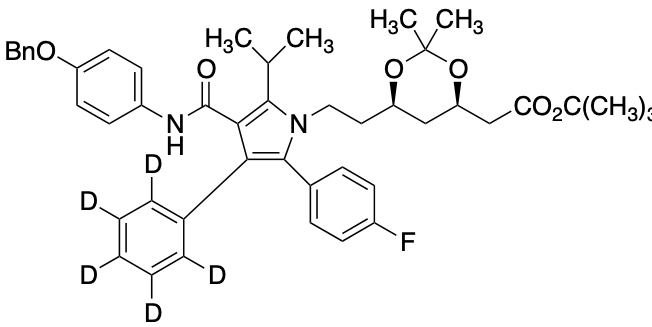 药物标准品4-Benzyloxy Atorvastatin-d5 Acetonide tert-Butyl Ester - TRC