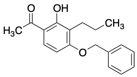 药物标准品4-(Benzyloxy)-2-hydroxy-3-propylacetophenone
