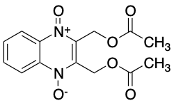 药物标准品2,3-Bis[(acetyloxy)methyl]-1-oxoquinoxalin-1-ium-4(1H)-olate - TRC