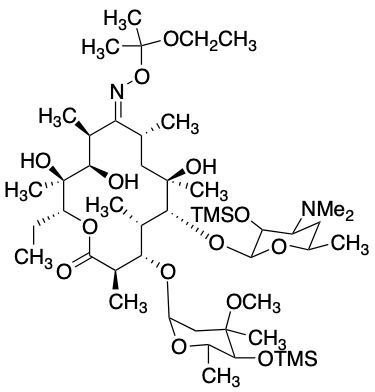 药物标准品2&rsquo;,4&rsquo;&rsquo;-O-Bis(trimethylsilyl)erythromycin A 9-O-(1-Ethoxy-1-methylethyl)oxime - TRC