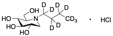 药物标准品N-Butyldeoxynojirimycin Hydrochloride-d9 - TRC