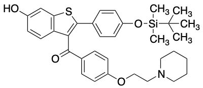 药物标准品4&rsquo;-tert-Butyldimethylsilyl-6-hydroxy Raloxifene - TRC
