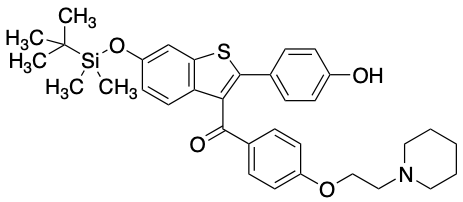 药物标准品6-tert-Butyldimethylsilyl-4&rsquo;-hydroxy Raloxifene - TRC