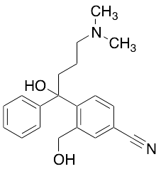 药物标准品4-[4-(Dimethylamino)-1-hydroxy-1-phenylbutyl]-3-(hydroxymethyl)-benzonitrile - TRC
