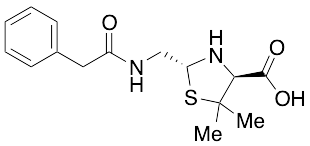 药物标准品(2R-trans)-5,5-Dimethyl-2-[[(phenylacetyl)amino]methyl]-4-thiazolidinecarboxylic Acid - TRC