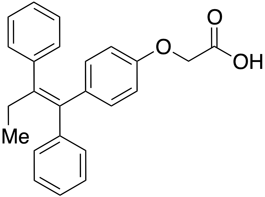 药物标准品Z-[4-(1,2-Diphenyl-1-butenyl)phenoxy]acetic Acid - TRC