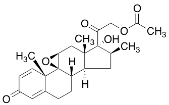 药物标准品9&beta;,11&beta;-Epoxy-17,21-dihydroxy-16&beta;-methylpregna-1,4-diene-3,20-dione 21-Acetate - TRC