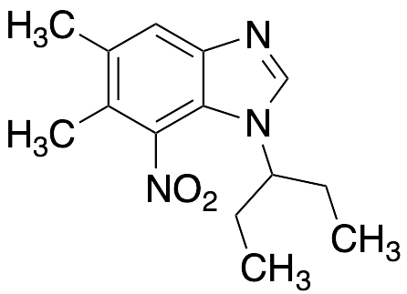 药物标准品1-(1-Ethylpropyl)-5,6-dimethyl-7-nitro-1H-benzimidazole - TRC