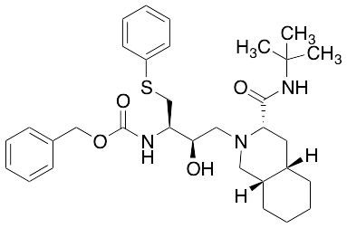 药物标准品[3S-(3S,4aS,8aS,2&rsquo;R,3&rsquo;R)]-2-[3&rsquo;-N-CBz-amino-2&rsquo;-hydroxy-4&rsquo;-(phenyl… - TRC