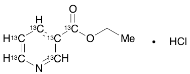 药物标准品Ethyl Nicotinate-1,2&rsquo;,3&rsquo;,4&rsquo;,5&rsquo;,6&rsquo;-13C6 Hydrochloride Salt - TRC