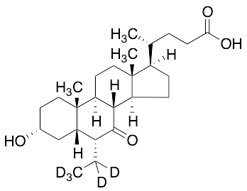 药物标准品(3&alpha;,5&beta;,6&alpha;)-6-(Ethyl-1,1,2,2,2-d5)-3-hydroxy-7-oxocholan-24-oic Acid - TRC