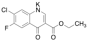 药物标准品7-Chloro-6-fluoro-1,4-dihydro-4-oxo-3-quinolinecarboxylic Acid Ethyl Ester Potassium Salt - TRC