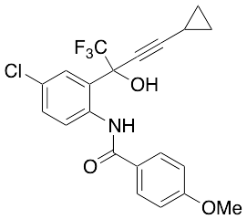 药物标准品rac N-[4-Chloro-2-[3-cyclopropyl-1-hydroxy-1-(trifluoromethyl)-2-propynyl]phenyl]-4-methoxybenz… - TRC