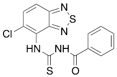 药物标准品N-[[(5-Chloro-2,1,3-benzothiadiazol-4-yl)amino]thioxomethyl]benzamide - TRC