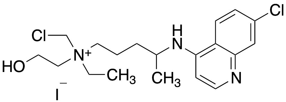 药物标准品N-Chloromethyl Hydroxychloroquine Iodide (>90%) - TRC