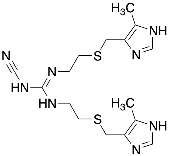 药物标准品N-Cyano-N&rsquo;,N&rdquo;-bis[2-[[(5-methyl-1H-imidazol-4-yl)methyl]thio]ethyl]guanidine - TRC