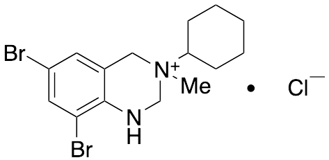 药物标准品3-Cyclohexyl-6,8-dibromo-3-methyl-1,2,3,4-tetrahydroquinazolinium Chloride - TRC