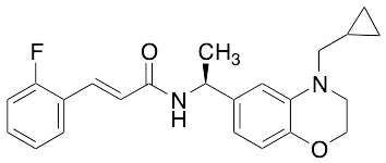 药物标准品(S)-N-[1-(4-Cyclopropylmethyl-3,4-dihydro-2H-benzo[1,4]oxazin-6-yl)-ethyl]-3-(2-fluoro-phenyl)a… - TRC