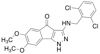 药物标准品3-((2,6-dichlorobenzyl)amino)-6,7-dimethoxyindeno[1,2-c]pyrazol-4(1H)-one - TRC