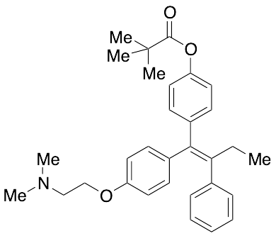 药物标准品(E)-1-[4-[2-(N,N-Dimethylamino)ethoxy]phenyl]-1-[4-(trimethylacetoxy)phenyl]-2-phenylbut-1-ene - TRC