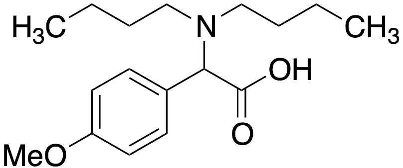 药物标准品&alpha;-(Dibutylamino)-4-methoxy-benzeneacetic Acid - TRC