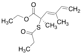 药物标准品(2R,​3E)​-2,​4-​Dimethyl-​2-​[(1-​oxopropyl)​thio]​-​3,​5-​hexadienoic Acid Ethyl Ester - TRC