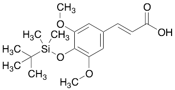 药物标准品(2E)-3-[4-[[(1,1-Dimethylethyl)dimethylsilyl]oxy]-3,5-dimethoxyphenyl]-2-propenoic Acid - TRC