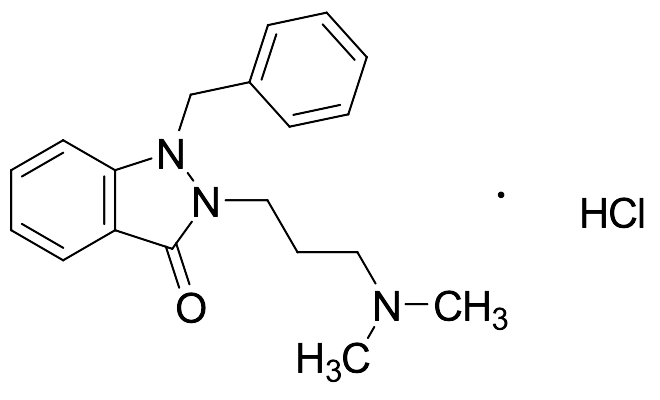 药物标准品2-[3-(Dimethylamino)propyl]-1,2-dihydro-1-(phenylmethyl)-3H-indazol-3-one - TRC