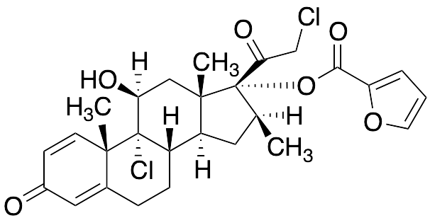 药物标准品9,​21-Dichloro-​17-​[(2-​furanylcarbonyl)​oxy]​-​11-​hydroxy-​16-​methylpregna-​1,​4-​diene-​3,… - TRC