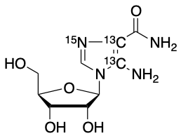 药物标准品5-Aminoimidazole-4-carboxamide-1-&beta;-D-ribofuranoside-13C2,15N - TRC