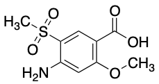 药物标准品4-​Amino-​2-​methoxy-​5-​(methylsulfonyl)​benzoic Acid - TRC