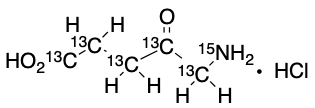 药物标准品5-Aminolevulinic-13C5-15N Acid Hydrochloride - TRC