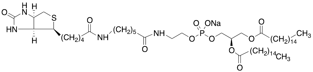 药物标准品1,2-Dipalmityl-sn-glycero-3-Phosphoethanolamine-N-(cap biotinyl) Sodium Salt - TRC
