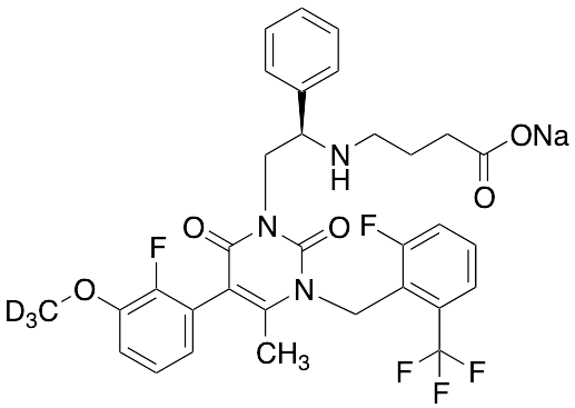 药物标准品Elagolix Methoxy-d3 Sodium Salt - TRC