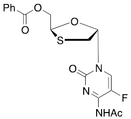 药物标准品4&rsquo;-epi-Emtricitabine 4-Acetamide 5&rsquo;-O-Benzoyl - TRC