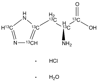 药物标准品L-Histidine Hydrochloride Hydrate (<5% D) (13C6, 97-99%) - TRC