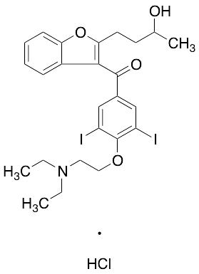 药物标准品3&rsquo;-Hydroxy-amiodarone Hydrochloride - TRC