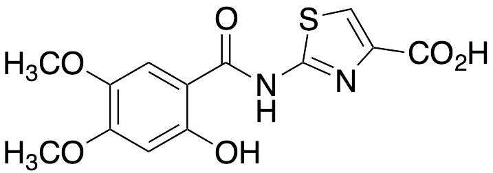 药物标准品2-[(2-Hydroxy-4,5-dimethoxybenzoyl)amino]-4-thiazolecarboxylic Acid - TRC