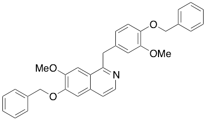 药物标准品7-Methoxy-1-[[3-methoxy-4-(phenylmethoxy)phenyl]methyl]-6-(phenylmethoxy)isoquinoline - TRC