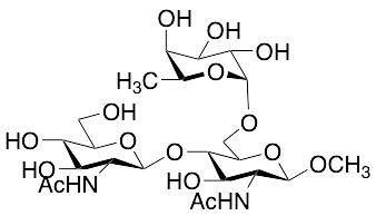 药物标准品Methyl 2-Acetamido-4-O-(2-acetamido-2-deoxy-&beta;-D-gluco- pyranosyl)-2-deoxy-6-O-(&alpha;-L-f… - TRC