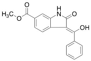 药物标准品(Z)-Methyl 3-(hydroxy(phenyl)methylene)-2-oxoindoline-6-carboxylate - TRC