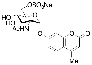 药物标准品4-Methylumbelliferyl 6-Sulfo-2-acetamido-2-deoxy-&alpha;-D-glucopyranoside Sodium Salt (>90%… - TRC
