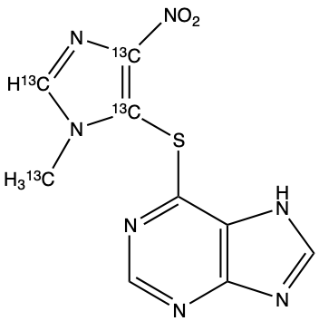 药物标准品Azathioprine-13C4 - TRC