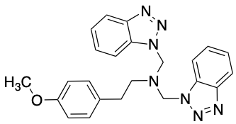 药物标准品N-(1H-Benzotriazol-1-ylmethyl)-N-[2-(4-methoxyphenyl)ethyl]-1H-benzotriazole-1-methanamine - TRC