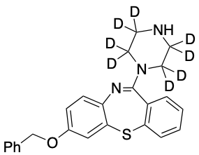 药物标准品7-Benzyloxy-N-des[[2-(2-hydroxy)ethoxy]ethyl] Quetiapine-d8 - TRC