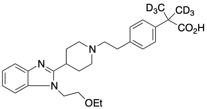 药物标准品Bilastine-d6