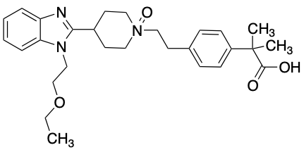 药物标准品Bilastine N-Oxide - TRC